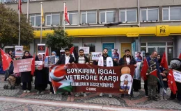 Edirne’de Tıp Fakültesi Öğrencileri İsrail’in Gazze İşgalini Protesto Etti