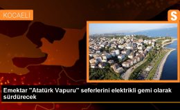 İzmit Körfezi’ndeki Atatürk Vapuru Elektrikli Batarya ile Dönüşecek