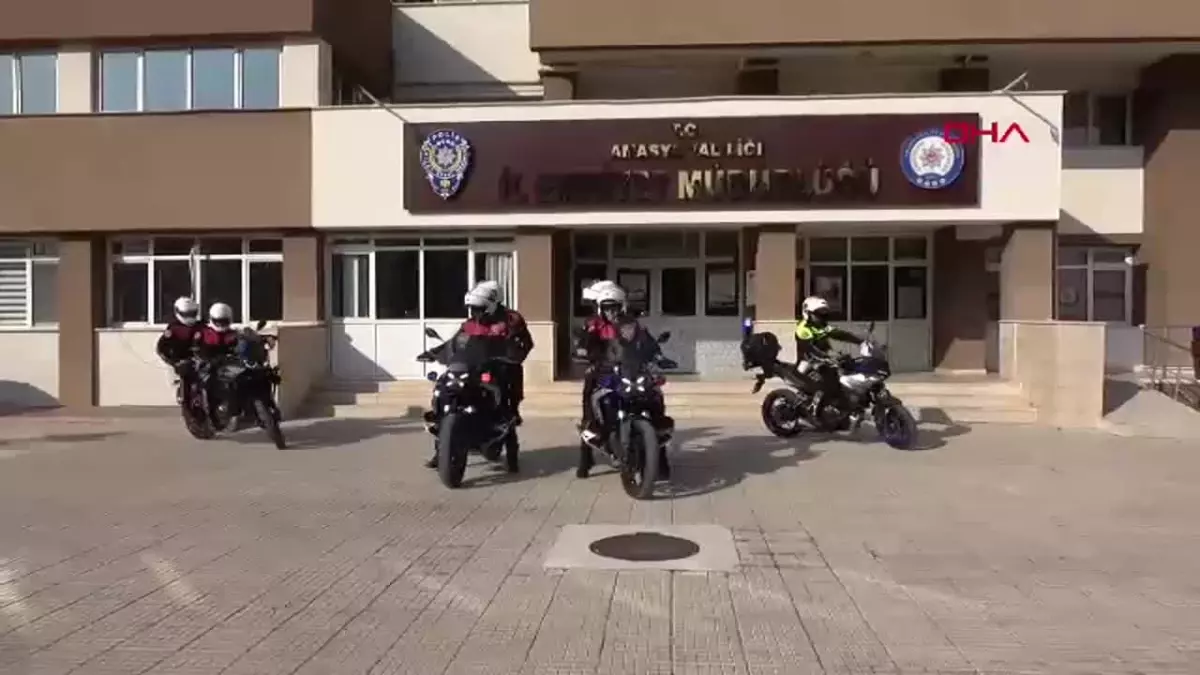 Amasya’da 28 Polisi Motosiklet Eğitimi Aldı