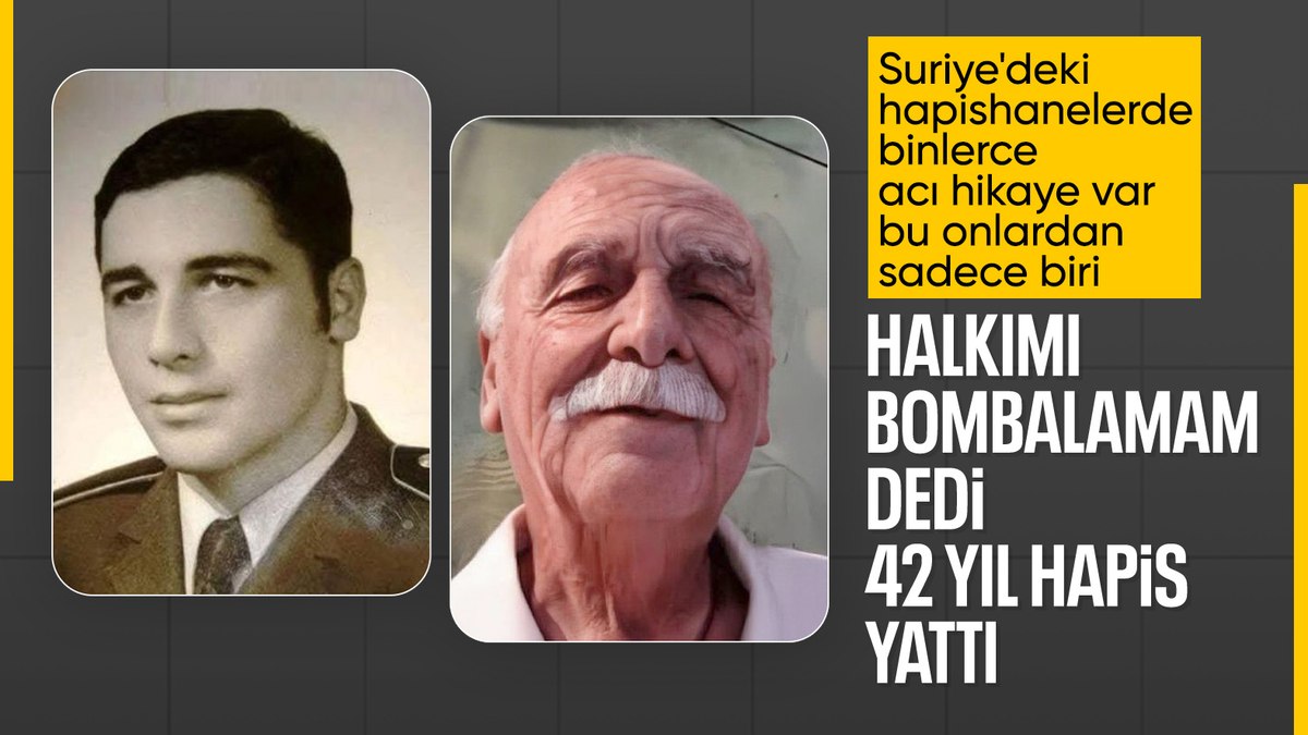 Suriye halkını bombalamayı reddettiği için hapsedilen pilot yıllar sonra serbest bırakıldı