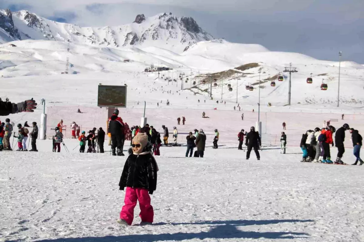 Yarı Yıl Tatilinde Erciyes’e Akın